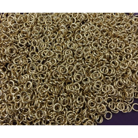Anneaux 6 mm plaqus Argent vifs 10 microns OU OR  en France