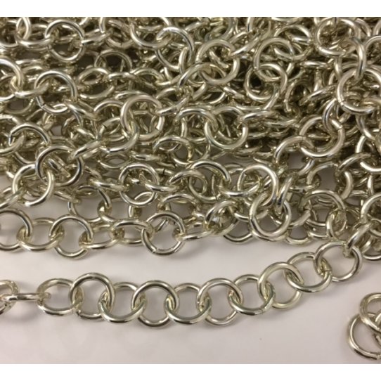 Chaine aluminium rond