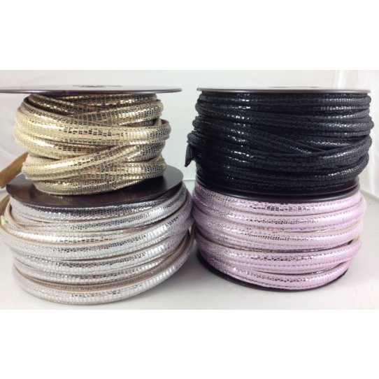 10mm double sewing lizard micro leather 