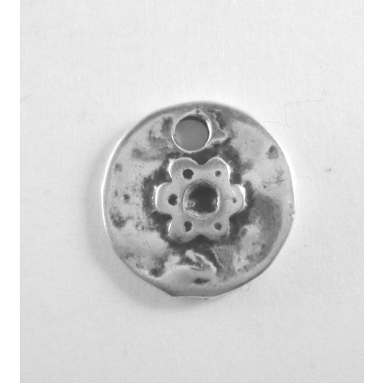 30 Pendants médaille avec fleur