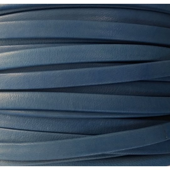 5mm blue leather