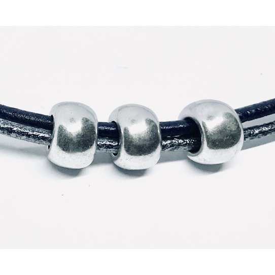 Beads 5mm diameter silver zama pl