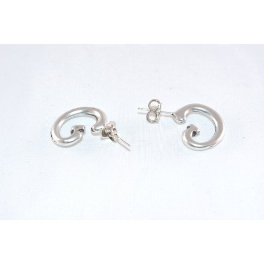 Boucles d'oreille demi-crole 