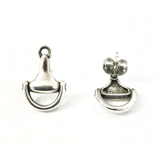 Boucles d'oreilles  à clous en forme de mors