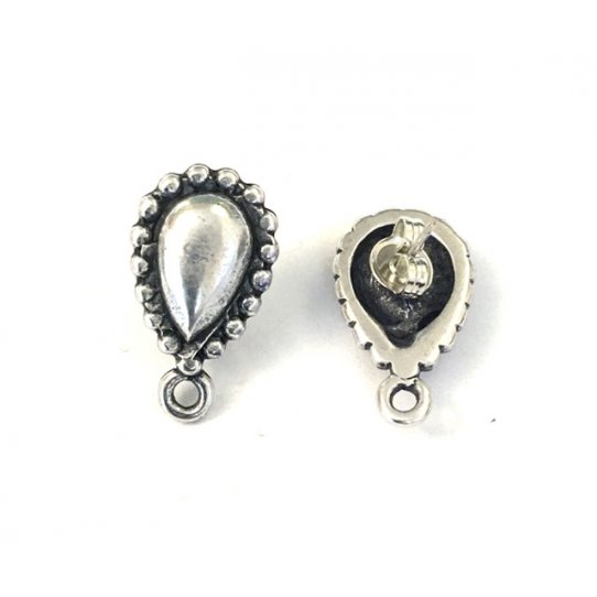 boucles d'oreilles forme poire 