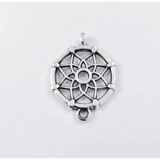 dream-catcher-attrape rve en pendant sans plumes