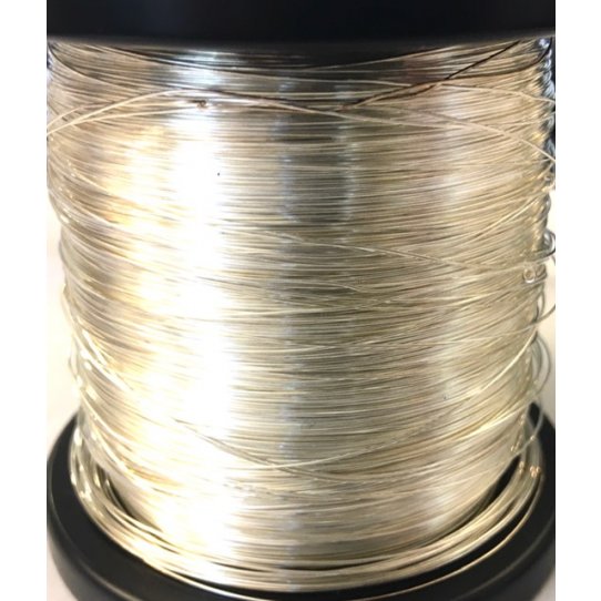 FILS EN LAITON 0.4MM ARGENT VIF PAR 10M