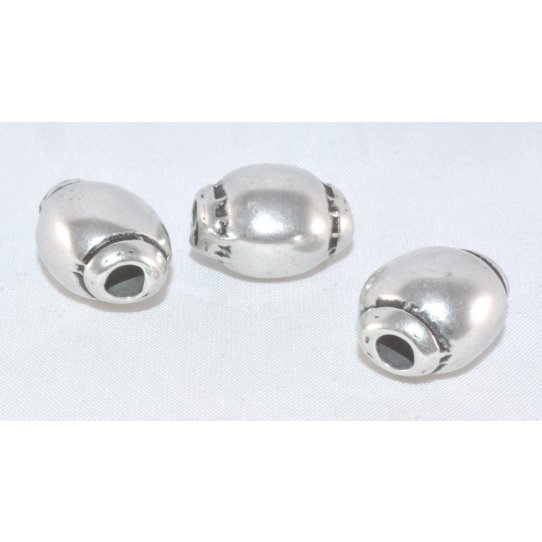 Grosses perles cylindrique aplaties 16.80 x 13.60 mm