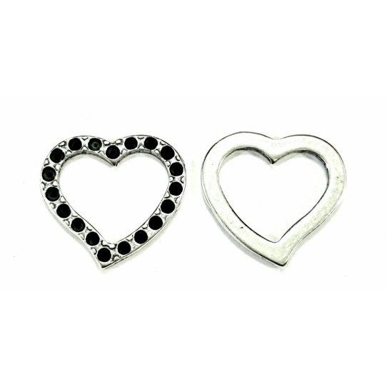 Intercalaire coeur pour coller strass