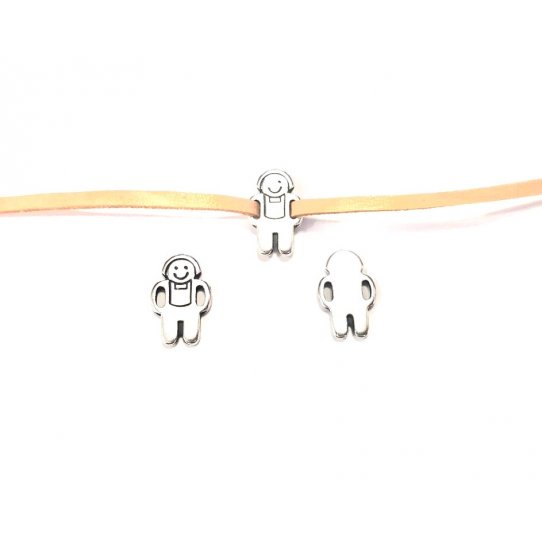 Passant petit bonhomme pour cuir 3mm