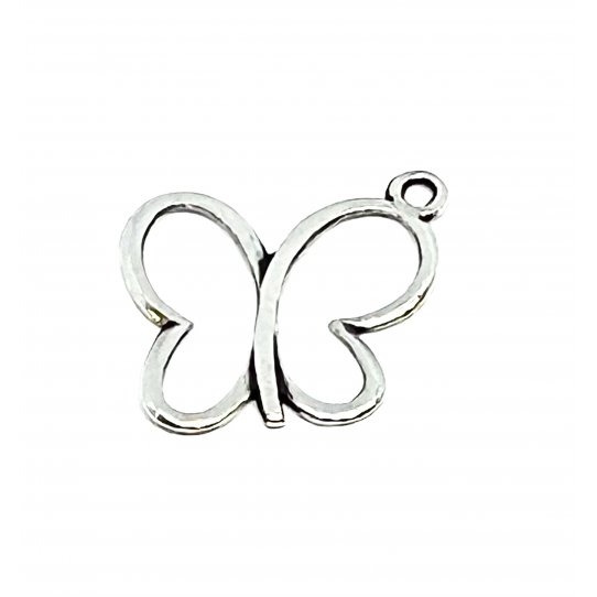 Pendant papillon vid  16,5x19mm