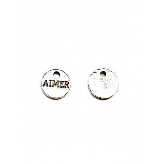Pendant sequin AIMER 9mm en tain