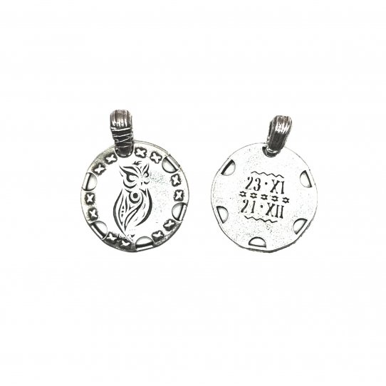 Pendant signe du zodiaque Amrindien hibou