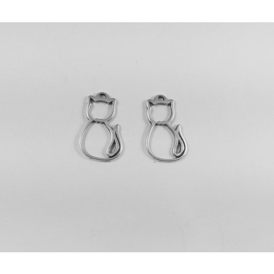 Pendants  petit chat evidé