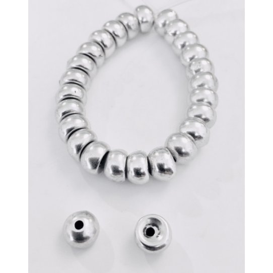 Perles demi-sphre 7.5mm, trou : 1.70mm