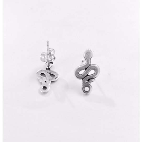 Small snake earrings