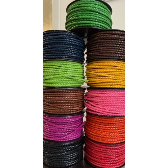 Tress rond 4mm syntetique, VEGAN, 11 COULEURS