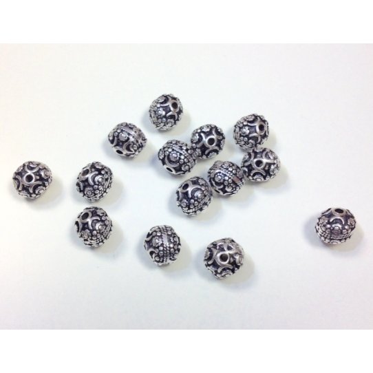 10mm beads with pattern