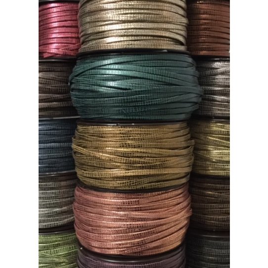 15 couleurs de Cuir 5 mm Balade ecossaise