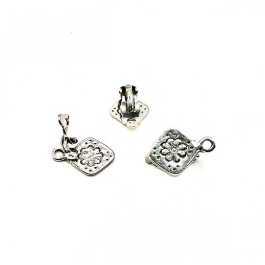 2 B.O  clips en ETAIN fabrication Francaise 10micron 