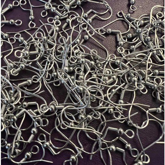 20 Clous d'oreilles Americains en ACIER