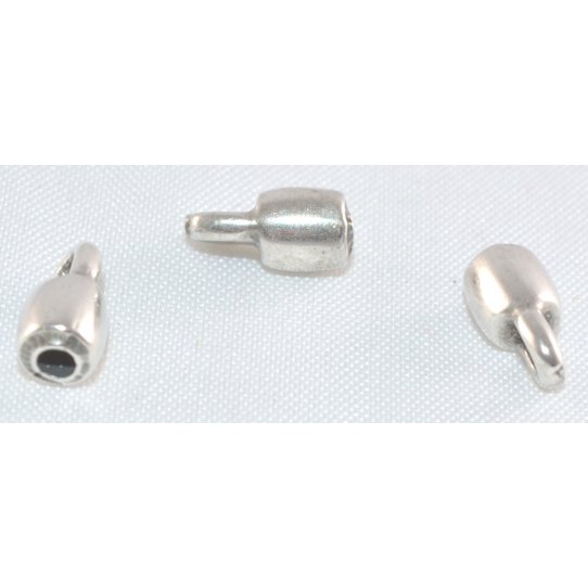Bell 2mm silver plated