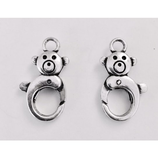 Carabiner bear children, double sided