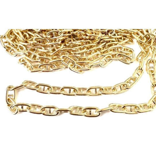 CHAINE MAILLE MARINE dor  l'or fin 24 carat 1micron FR