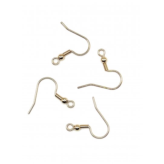Clous d'oreilles Americains en ACIER dor