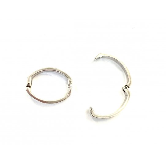 Fermoir anneau ovale  clip