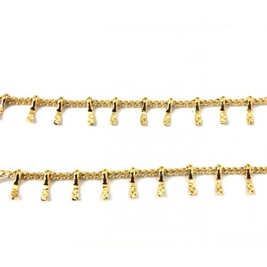 gold plated steel chain