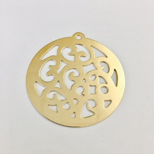 Great for Arabesque brass gilded with gold 24 carat