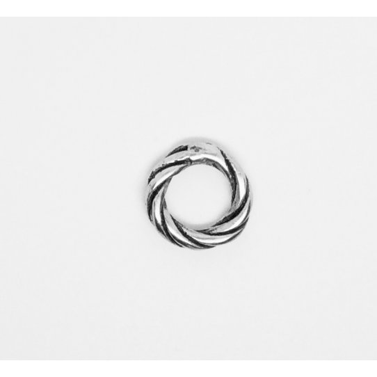 Intercalaire anneau torsad dim.17.45 x 10.70 mm