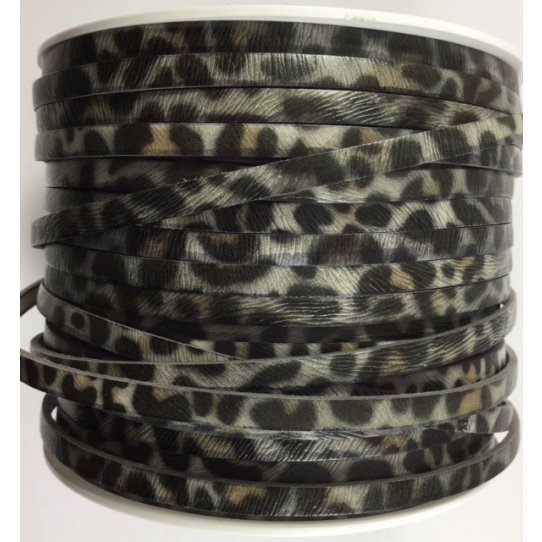 leopard leather 5mm