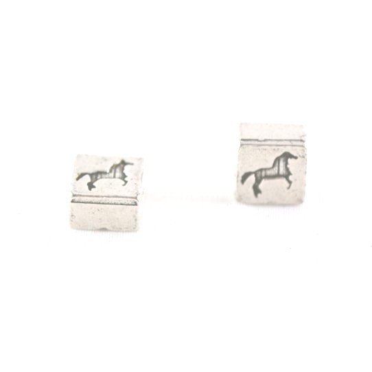 Passant 5 mm cheval,  tain plaqu argent