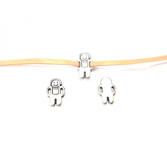 Passant petit bonhomme pour cuir 3mm