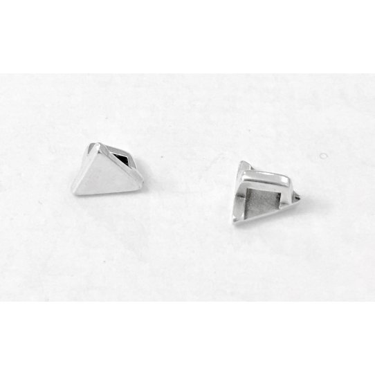 Passant triangle pour cuir 2.5mm plat