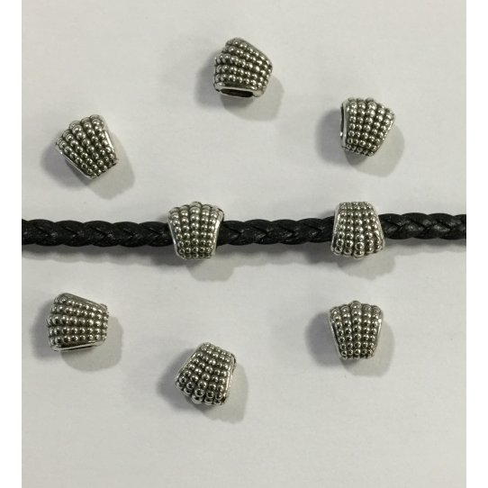 Passants en ETAIN 4MM motif diamanté