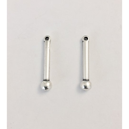 Pendant bton de 21 mm avec tte ronde