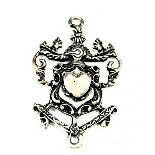 Pendant coeur blason