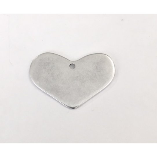 Pendant coeur massif 51 x 32mm