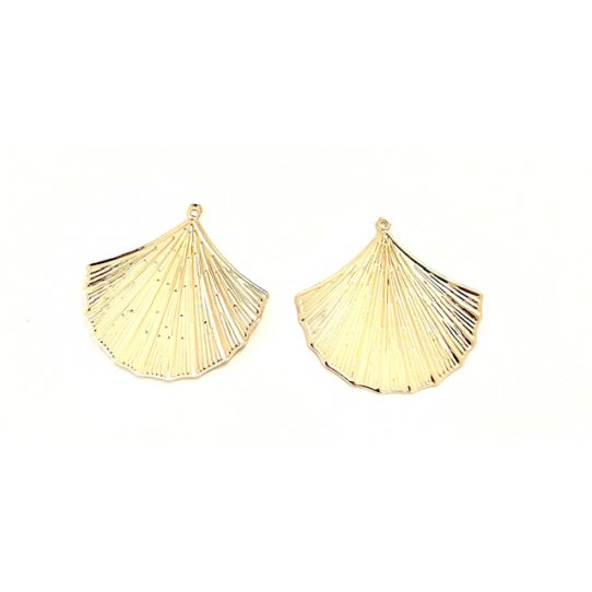 Pendant Coquillage en ACIER dor 