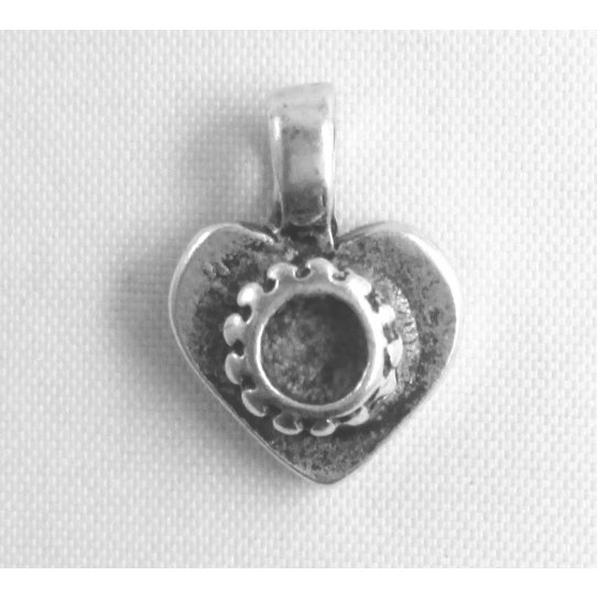 Pendant - heart strasser