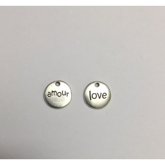 Pendant - Love-Love double sided
