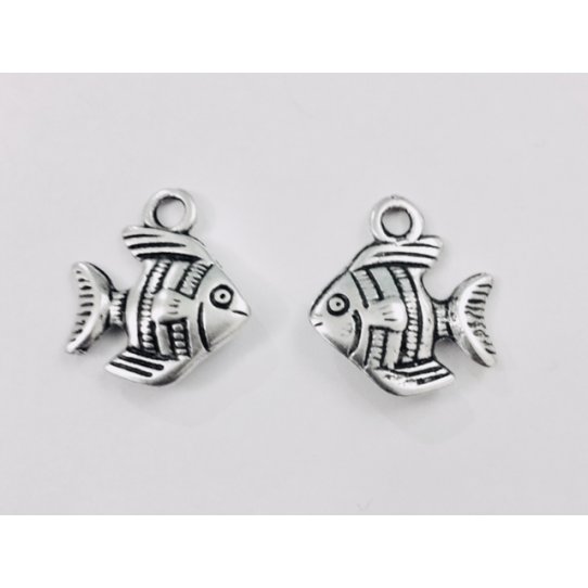 Pendant poisson double face