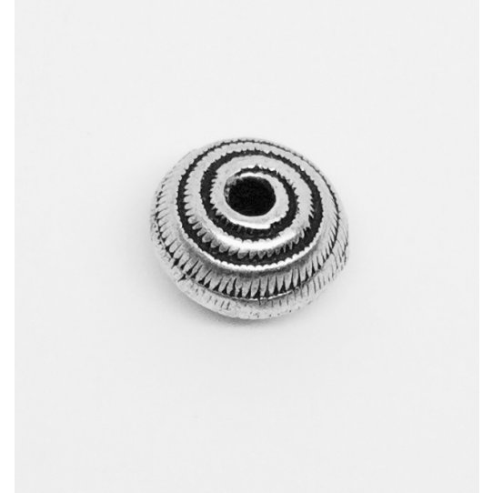 Perle motif stri trou interne 2.50mm