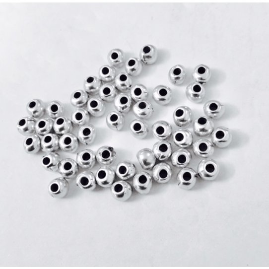 Perles de 4mm  trou : 1.20mm