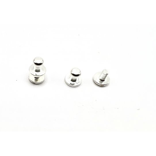 Rivet  vis en argent vif 10microns d'argent