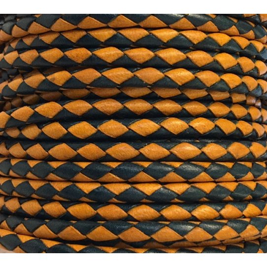 Tress rond bicolore 4mm