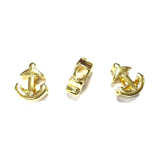 10 Passants ancre pour 5mm cuir plat ou rond